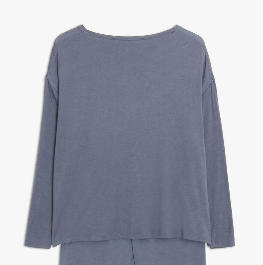 John Lewis ANYDAY Top Size 10 Blue Grey Zara Lightweight eBay