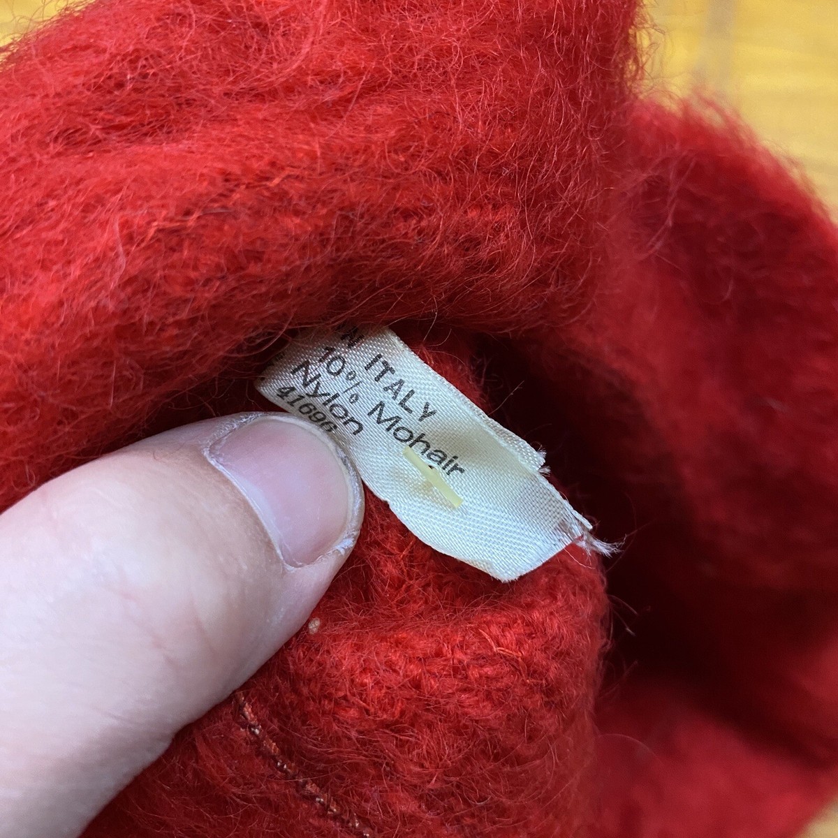 Vintage Mohair Bucket Hat Womens One Size Red Made In China Betmar Style Vintage Womens Hat Betmar Bucket Style Red Wool | eBay main image 2