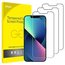 JETech Screen Protector Compatible with iPhone 13 mini 5.4-Inch, 3-Pack