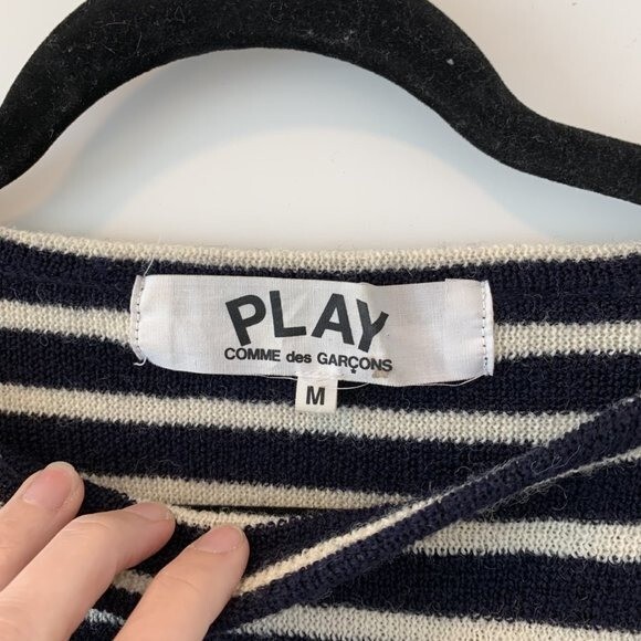 CDG Comme Des Garcons PLAY Wool Sweater M | eBay