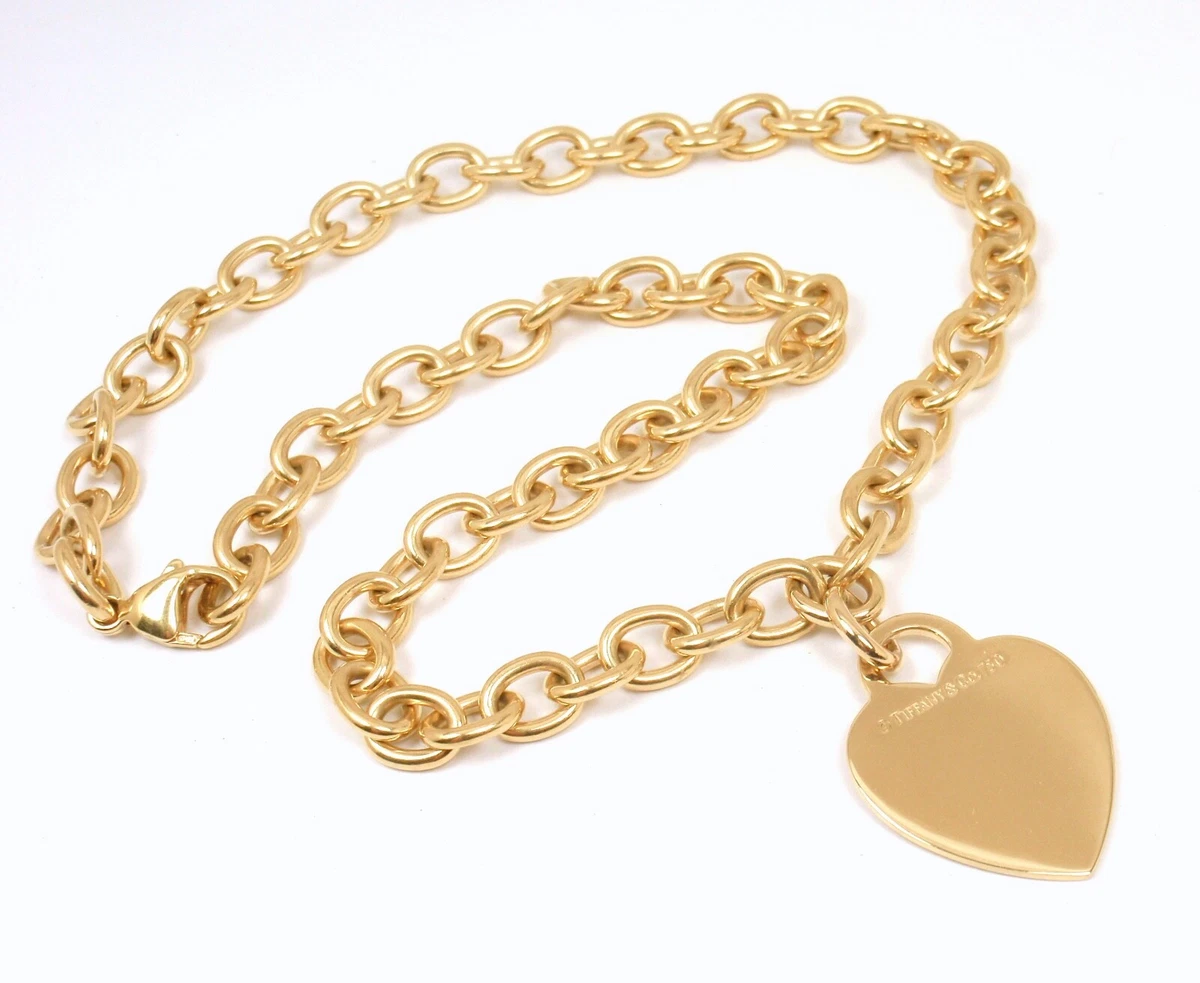 Tiffany & co gold choker best sale necklace