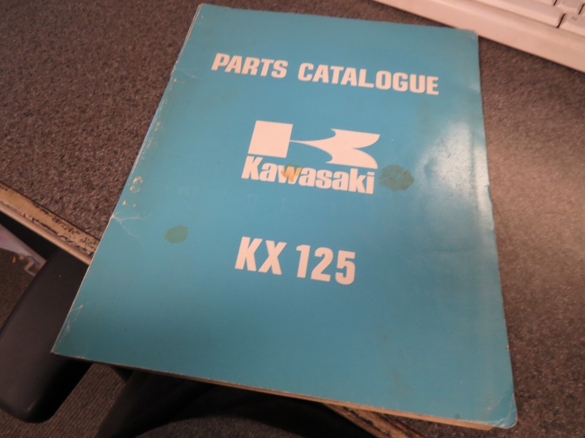 Kawasaki Factory Parts Catalogue 1974 KX125 99997-634 | eBay