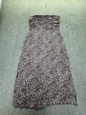 Sirius Women s Dress white pink leopard size large