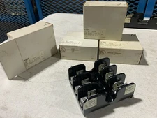 Two (2) Gould Shawmut 20608 Fuse Blocks For Class H K Fuses 250V 60A 2-Pole NOS