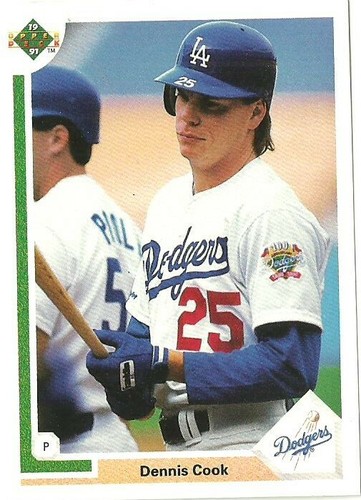 DENNIS COOK LOS ANGELES DODGERS #612 - UPPER DECK NM-MT 1991 | eBay
