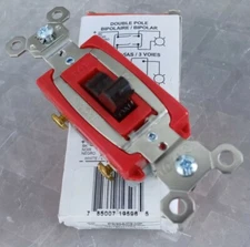 Pass & Seymour Double Pole HP Rated Switch Cat #PS20AC2-HP 20A 120/277 VAC (NIB)