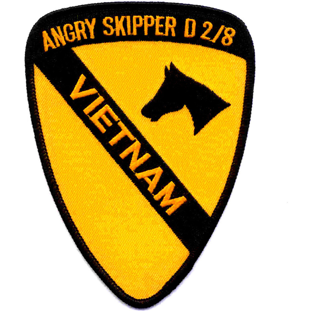 1st Cavalry Division Patch - Angry Skipper D 2/8 Vietnam | eBay, image size:1000x1000