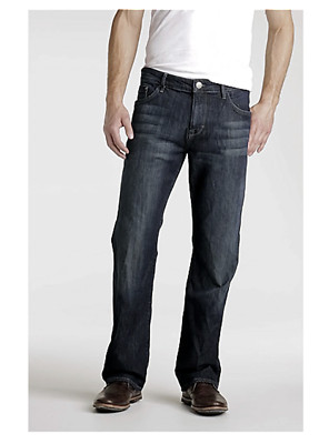 Mavi Men's Matt Relaxed Fit Straight Leg Jeans Deep Stanford Blue Size W 33 L 32