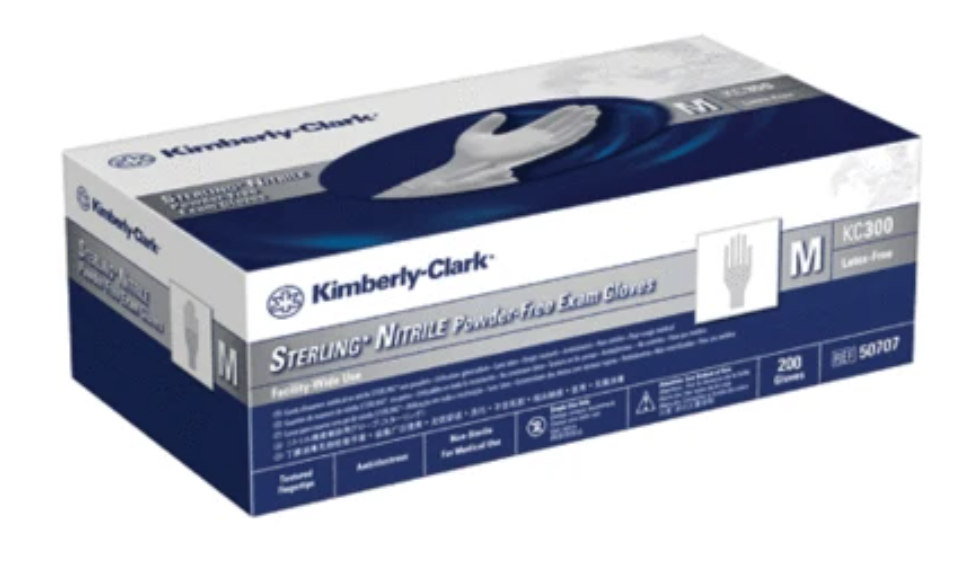 Lot 8 Kimberly Clark KC300 50707 Sterling Nitrile Powder Free Exam