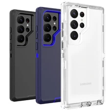 For Samsung Galaxy S23 Ultra S23 Plus Case Shockproof Heavy Duty Cover Belt Clip