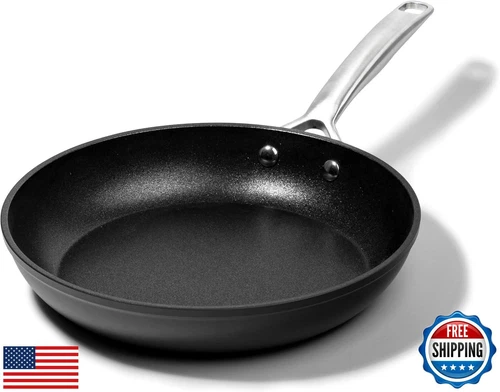 Granitestone 8 Inch Non Stick Frying Pans Nonstick Frying Pan Skillet, Hard A