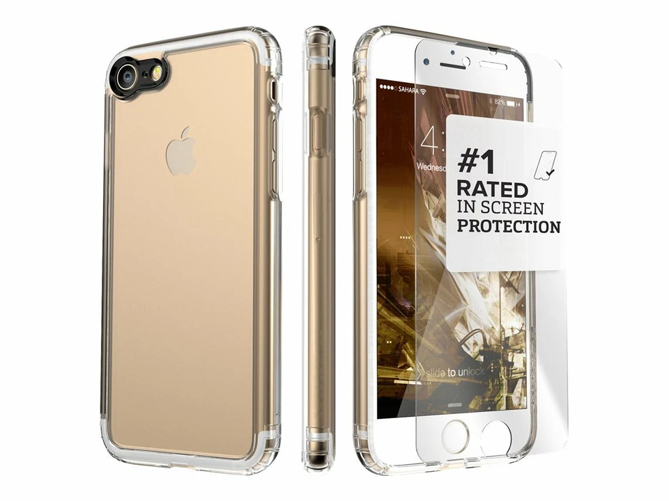 SaharaCase прозрачный защитный комплект - задний чехол для iPhone 7/8 - прочный - пластик - Изображение 2 из 4