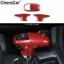 Gear Shift Knob Cover Trim for 15+ Dodge Challenger Charger Durango Accessories