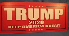 WHOLESALE LOT OF 7 TRUMP 2020 Keep America Great GOP  MAGNET campaign sticker