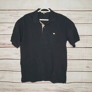 Burberry London Black Polo Shirt Made 