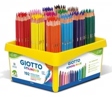 Giotto STILNOVO 192 Hexagonal Colored Pencils - 12 Color 16 Set