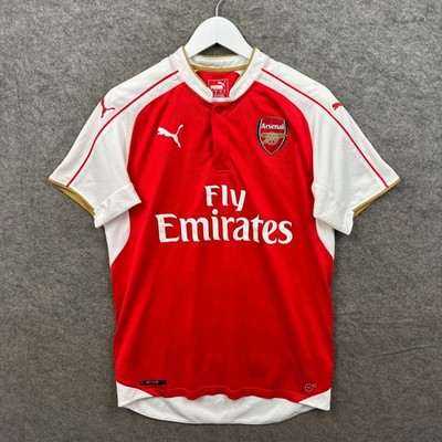Arsenal Shirt Herren Medium rot Puma Home Fußball Trikot Kit Giroud #12 2015/2016