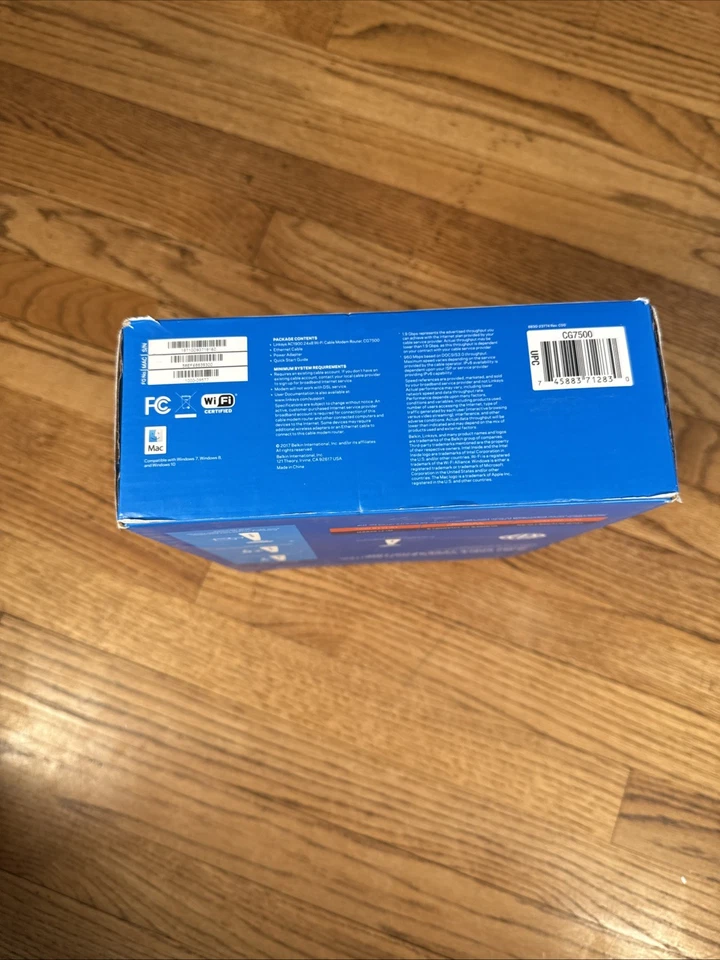 Linksys AC1900 Dual-Band Wi-Fi Router 300mbps - CG7500 Docsis 3.0 - Image 3 of 4