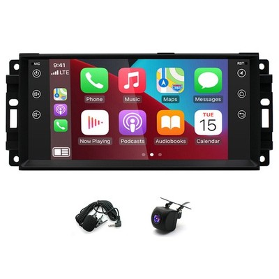 7'' Car Stereo 2DIN GPS Wifi For Jeep Wrangler/Unlimited 2007-2010 CarPlay 2+32G