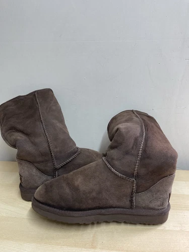 Ugg Australia Buckle Classic Brown Ankle Boots 5815 Size UK 3.5 (S252) - Picture 5 of 7