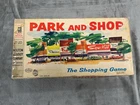 VTG 1960 Park & Shop Board Game Milton Bradley Almost Complete