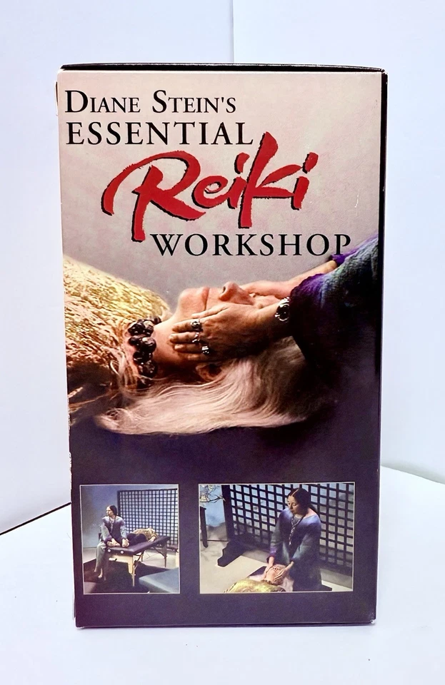 Diane Stein Essential REIKI Workshop VHS 4 Tape Set - 1998 Crossing Video - VGC - Image 3 of 4