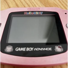 Rare Tested NINTENDO Game Boy Advance: AGB-001 Hello Kitty Limited Used in Japan