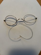 VINTAGE STEVENS  CO GLASSES Gold Toned Gold Filled Wire Rim Oval