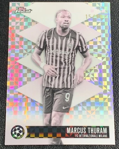 Marcus Thuram 2025-26 Topps Finest UCC Rare Pearl Checkerboard /30 #412