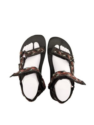 Teva Womens Black Hurricane Hook And Loop Open Toe Strappy Sandal Size 9