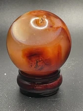 Carnelian Agate Sphere 134g