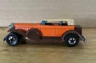 Vintage Mattel 1976 Hot Wheels Oldies But Goodies '31 Doozie Orange Metal Base