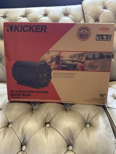 Kicker 46CWTB102 TB Series 10 800W Peak Power Handling 2 Ohms Subwoofer-NEW!