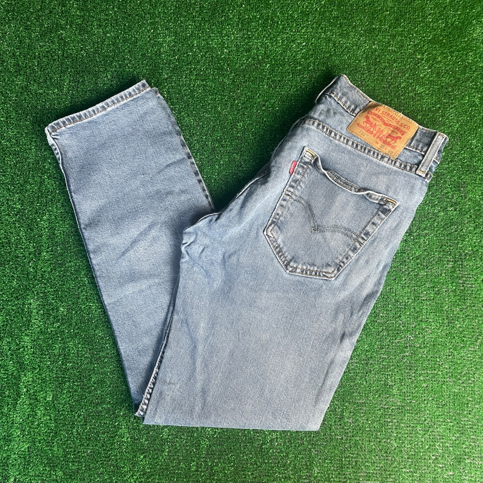 Levi's 511 Vintage Slim Fit Light Wash Jeans Mens - Size W32 L30 - 46