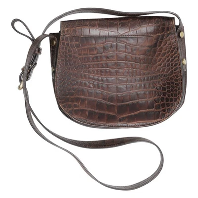 Ba&sh, sac à bandoulière, modèle : baptiste, femme, cuir, marron, autres, 24 #ZDH - Photo 1/4