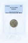 1938-D PCGS MS64 Buffalo Nickel Business Strike 5C