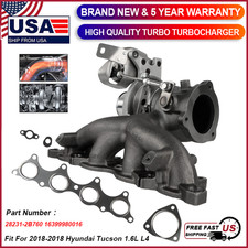Turbo Charger 28231-2b760 For 2016-18 Hyundai Tucson 1.6l L4 Engine 16399980016