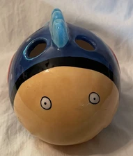 Coco Dowley 1994 Bacova Fish Ceramic Toothbrush Holder Hand Painted