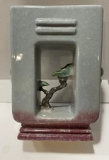 Roseville Artwood Gray 1951 Mid Century Modern Art Pottery Planter Vase 1052-8