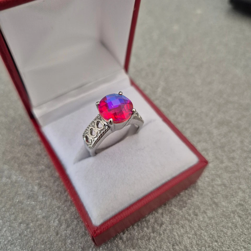 Volcanic Quartz solitaire ring - Image 3 of 4