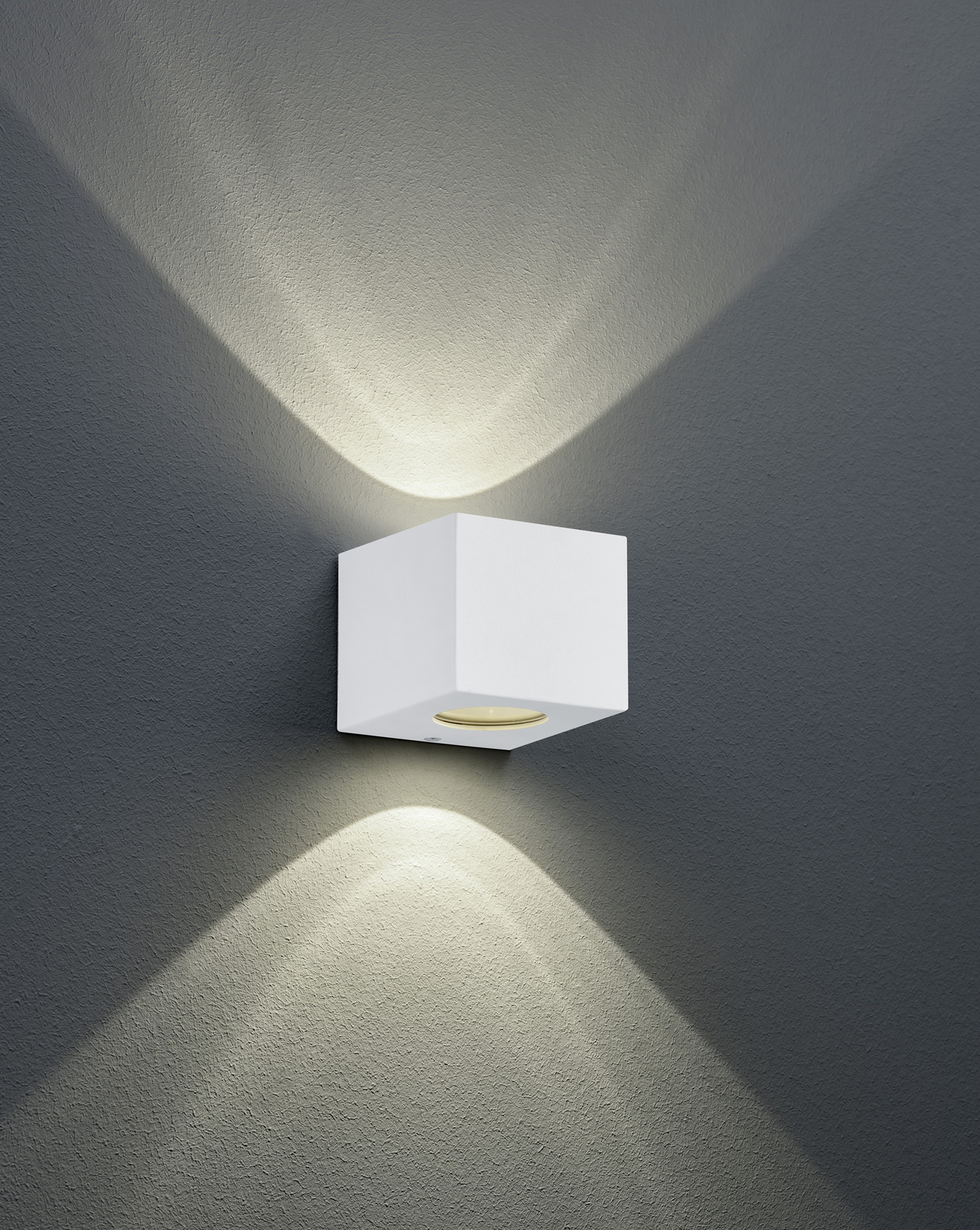 Applique Esterno LED Cubo Cordoba Bianco - Luce Architetturale 10cm