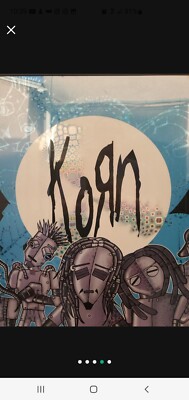 korn ポスター　非売品　激レア KORN Take a Look in the Mirror orig 24x24 promo poster 2sided nü