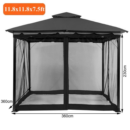 Gazebo Canopy Tent Universal Replacement Mosquito Netting Outdoor Party Shelter - Picture 10 of 31