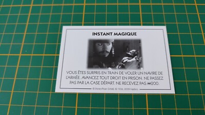Magic Instant Card Fliegen Sie ein Armeeschiff Spiel Monopoly Disney Hasbro #B94