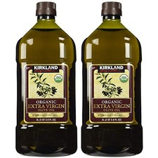 Kirkland Signature 2 x Organic Extra Virgin Olive Oil, 2 Liters