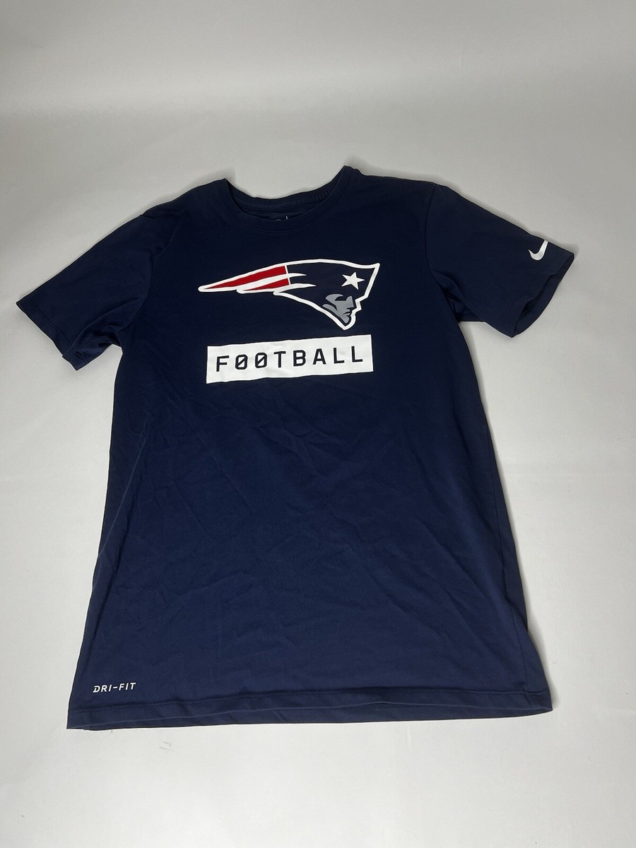 Lot of 2 Nike New England Patriots Athletic Cut Gray Navy Workout T-Shirts Men S View 2