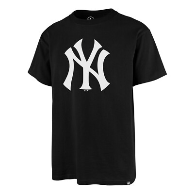 MLB New York Yankees NY N.Y. T-Shirt Imprint Echo Baseball Tee Shirt schwarz