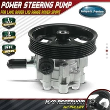 Power Steering Pump with Pulley for Land Rover LR3 Range Rover Sport QVB500390