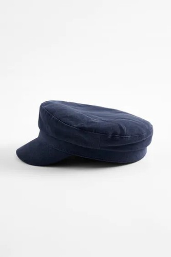 ZARA NWT Women's Nautical Hat Cap Navy 