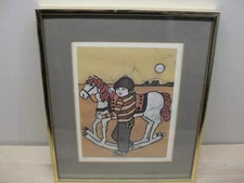 BARTIKS BY DEBORAH ZUCKERMAN "ROCKING HORSE" LITHO SIGNED LIMITED 146/1000